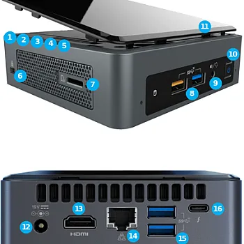Intel 8th Generation NUC, BOXNUC8I5BEK3