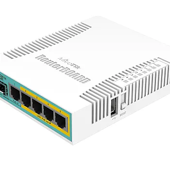 MikroTik 6 Ports Ethernet Router, hEX PoE, RB960PGS