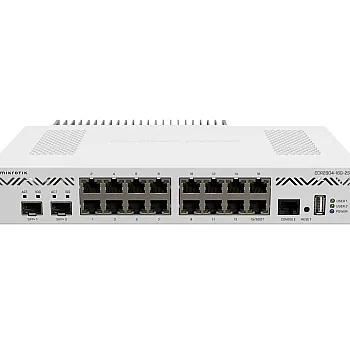 MikroTik 18 Ports 路由器, CCR2004-16G-2S+PC︱香港行貨