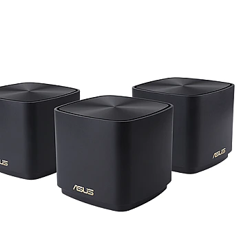 Asus AX1800 Dual Band 網狀 WiFi 系統, ZENWIFI AX Mini XD4 (3-PK) BLACK