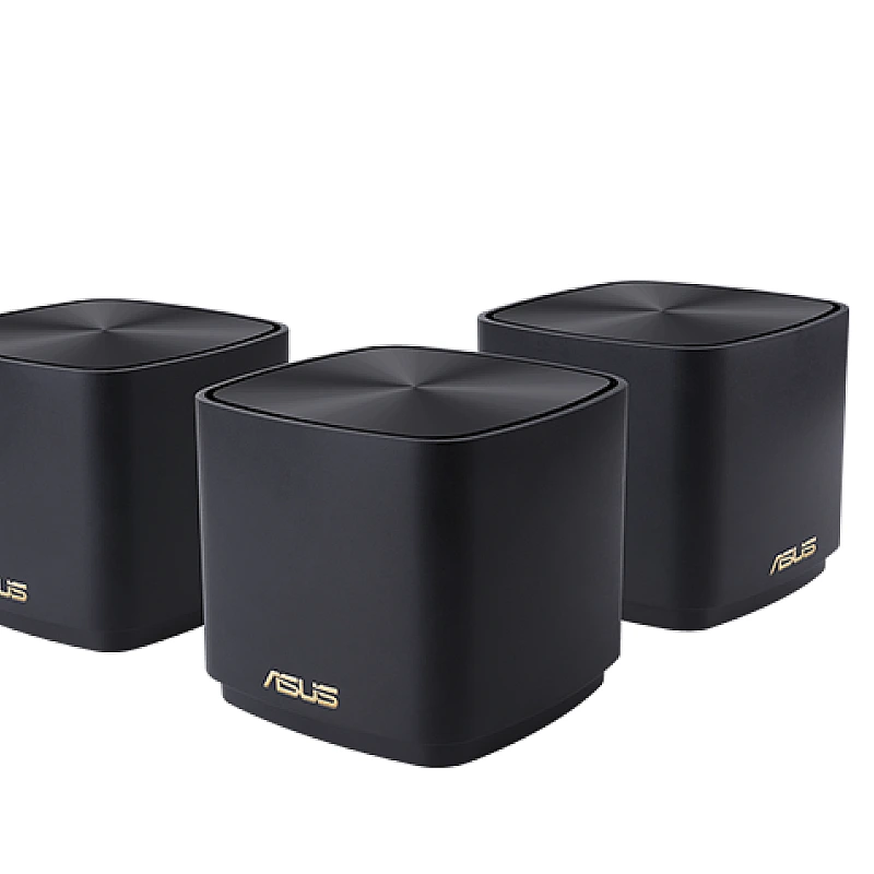 Asus AX1800 Dual Band Mesh WiFi System, ZENWIFI AX Mini XD4 (3-PK) BLACK - A-R-ZENWIFI AX Mini XD4 (3-PK) BLACK Routers ｜ 衍光HinKwong 香港