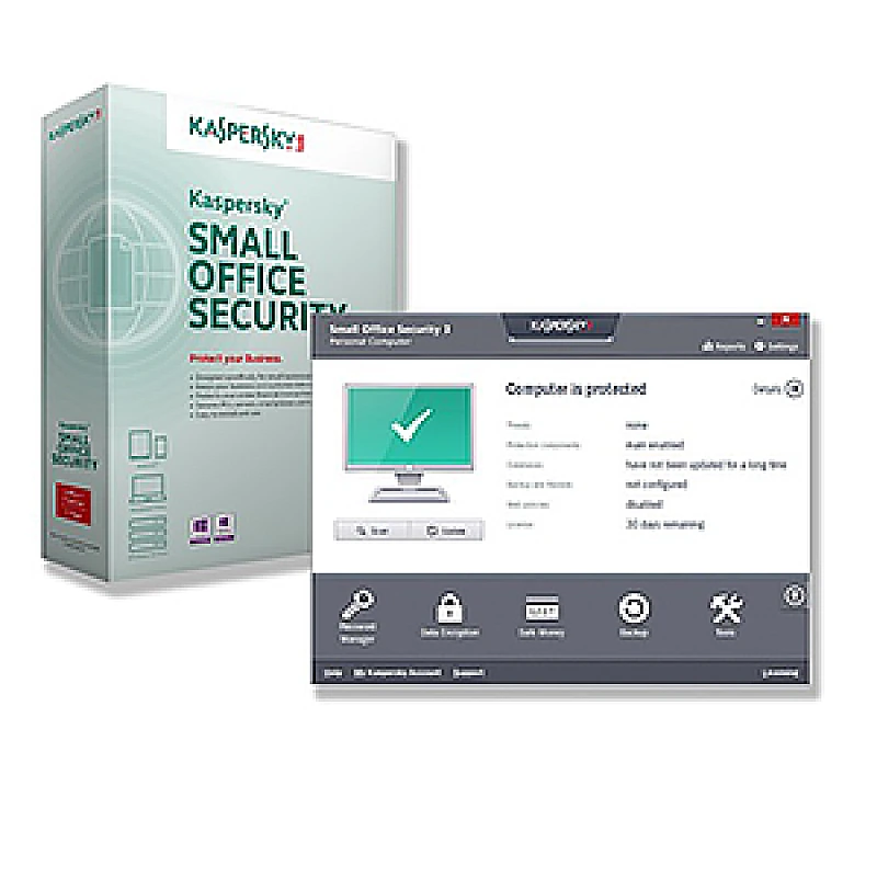Kaspersky Small Office Security 2 Years - 5 PCs + 5 Mobile Device + 1 File Server Pack, SOFKSOS5W1S2Y - S-K-AV-SOFKSOS5W1S2Y AntiVirus ｜ 衍光HinKwong 香港