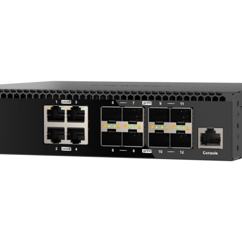 威聯通 QNAP 12 Ports 網管型交換器, QSW-M3212R-8S4T交換器