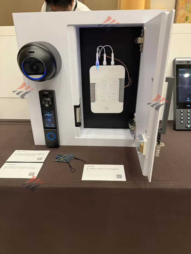 G6 Pro Entry、半球鏡頭與 Door Hub 的門口示範