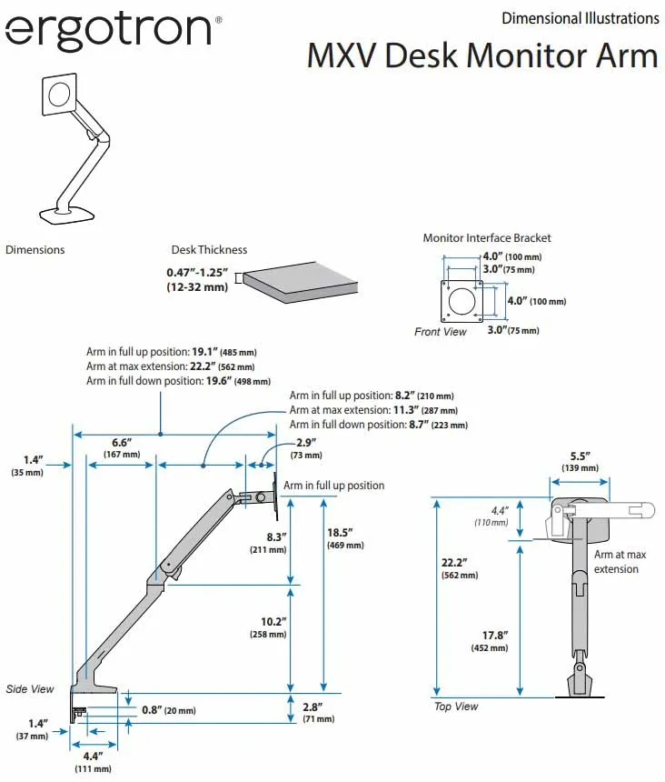 Ergotron LX Pro 鋁合金支臂與關節細節圖