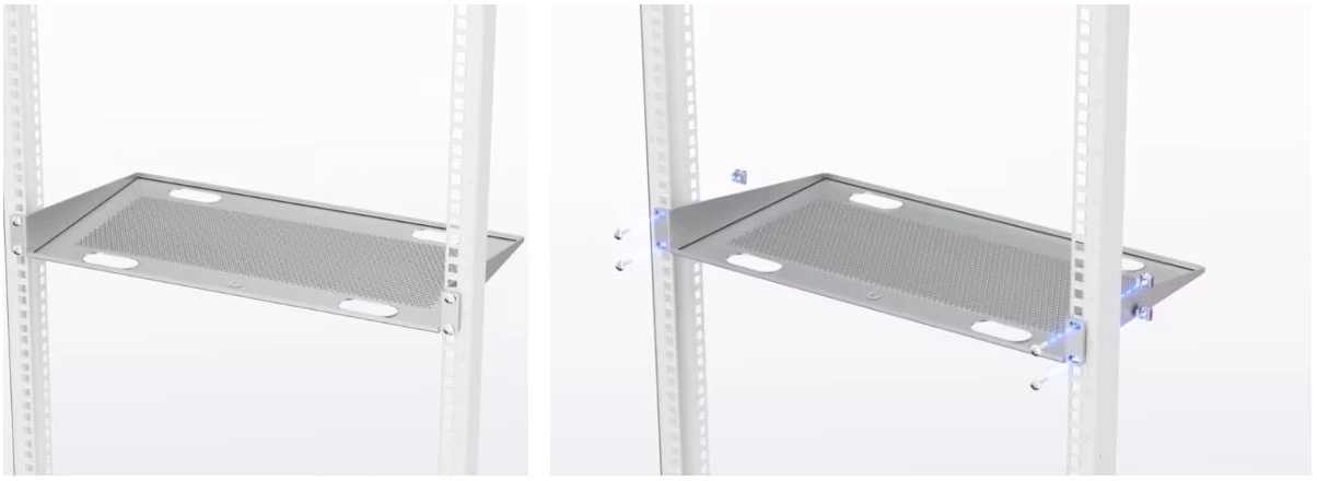 Ubiquiti UniFi Toolless Vented Rack Shelf UACC-Rack-Shelf-CLV Installation Details - HK Genuine Product