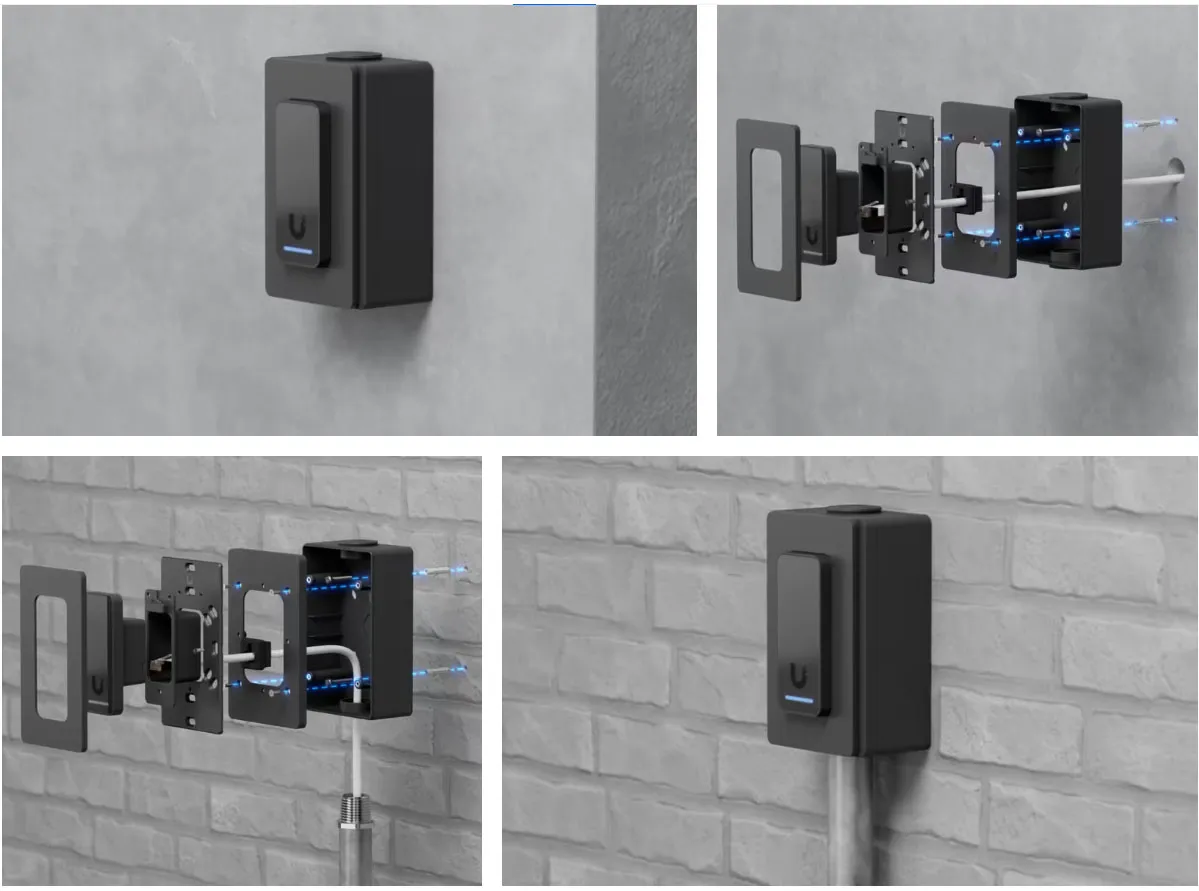 Ubiquiti UniFi Reader Junction Box UACC-Reader-JB 安裝細節與佈線設計 - 香港行貨