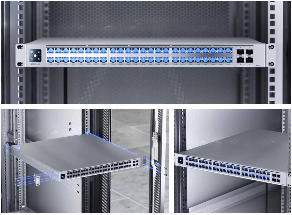 Ubiquiti UniFi Switch Pro XG 48 機身細節及連接埠 - 香港行貨企業級交換機